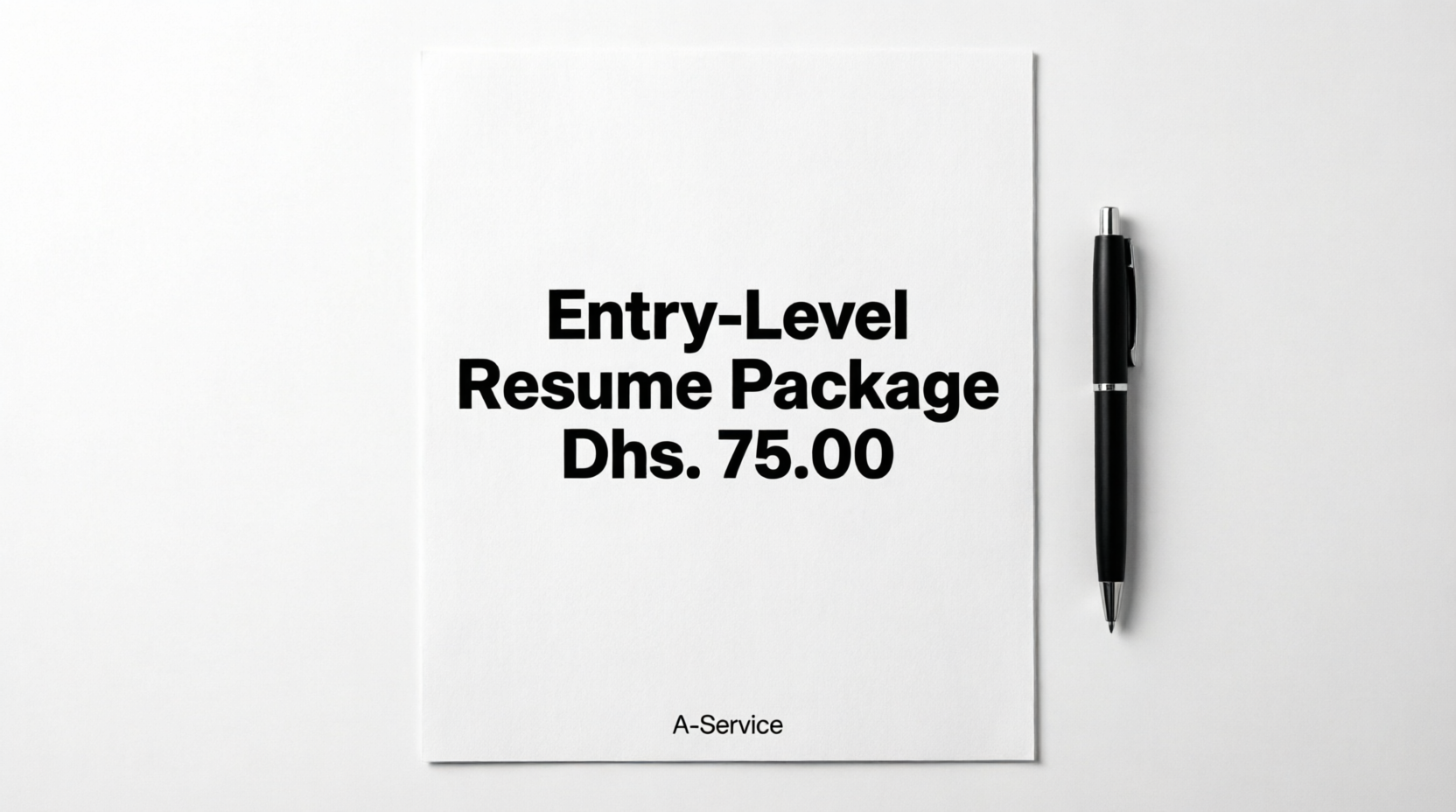 Entry-Level Resume Package